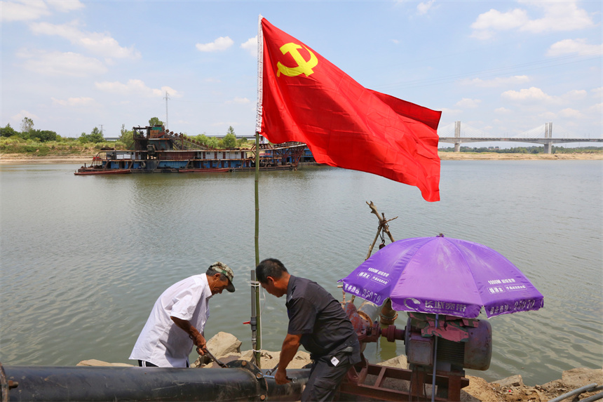 湖北浠水：直面“烤”驗(yàn) 全力打好抗旱主動仗