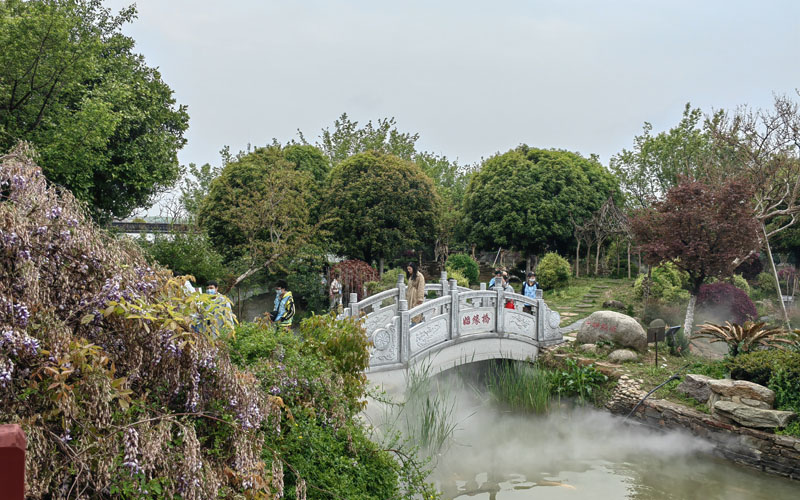 紫薇都市田園景區(qū)一隅。