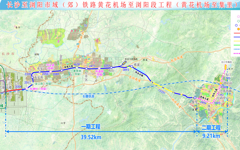 線路圖。鐵四院供圖